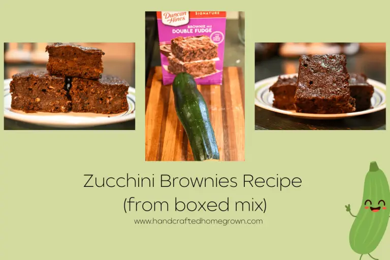 Zucchini Brownies Recipe (from boxed mix)