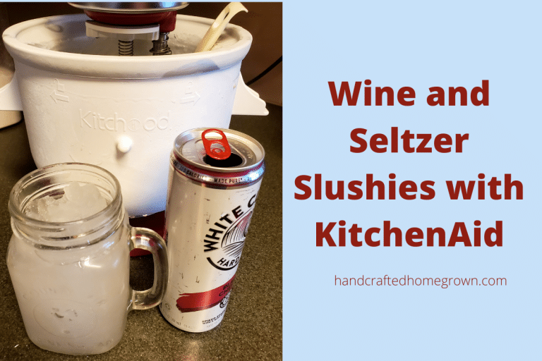 Wine and Seltzer Slushies with KitchenAid