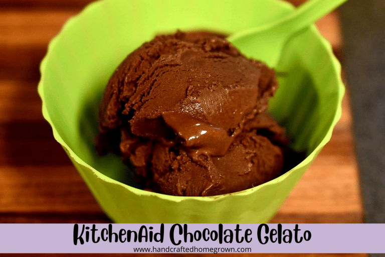 KitchenAid Chocolate Gelato – No Egg