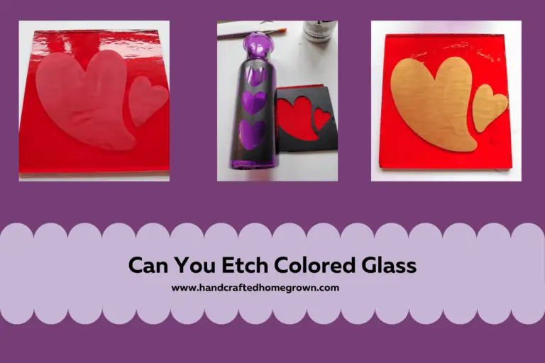 Can You Etch Colored Glass